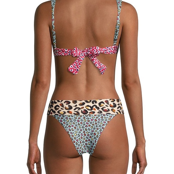 NWT - Farm Rio leopard patch bikini set - Picture 4 of 6